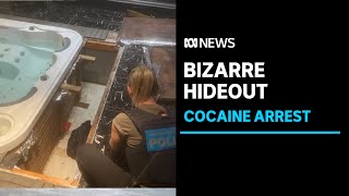 WA police arrest man hiding under a spa in relation to a massive cocaine haul ABC News