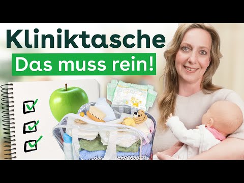 Kliniktasche für die Geburt: Die ultimative Checkliste
