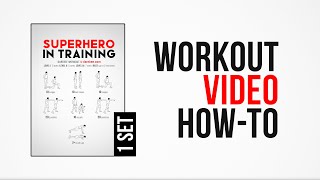 Superhero In Training Workout [ How-To ] [ One Set ] by #DAREBEE