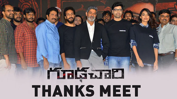 Goodachari Thanks Meet | Adivi Sesh | Sobhita Dhul...