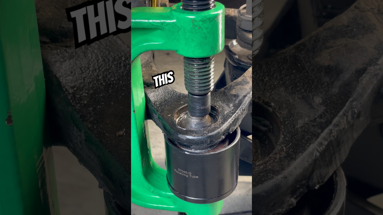 Don’t Use A Ball Joint Press Like This!! Lower Ball Joint Removal! #mechanic #automotive #ballJoint