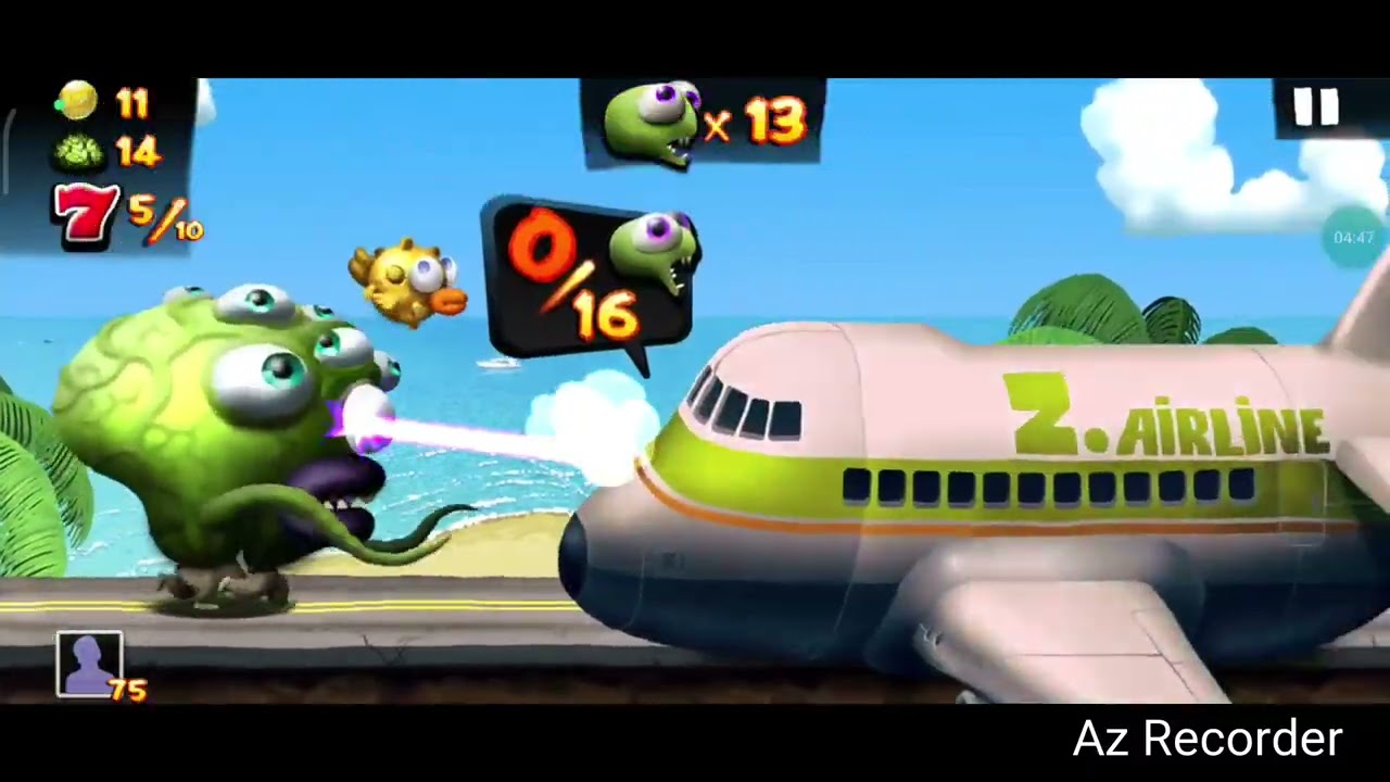 Mi cuarto video de zombi tsunami 