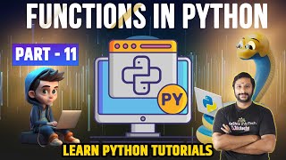 #11 🐍 Python Functions | Python Tutorial for Beginners | How To Use Functions In Python #functions
