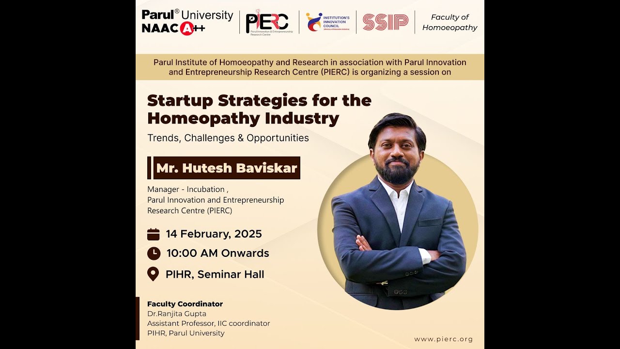 STARTUP STRATEGIES FOR THE HOMEOPATHY INDUSTRY 