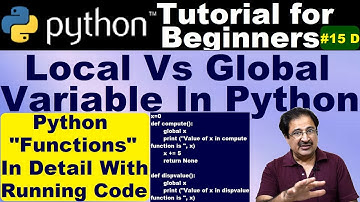 Python Local And Global Variable | Difference Between Local And Global Variable In Python