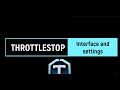 Throttlestop full description of the interface and settings