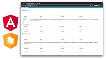 Cómo crear una tabla reutilizable con #angular y angular material | Agregar Filas Expandibles