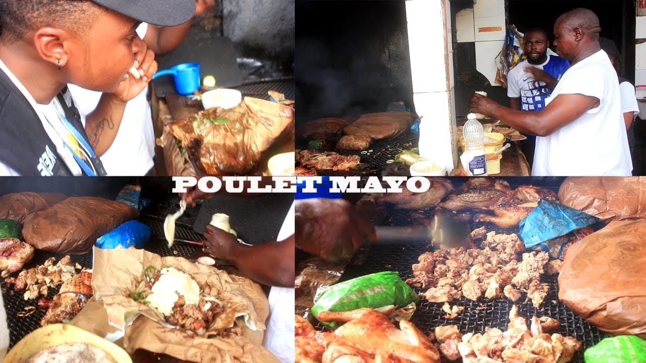 BILENGI YA KIN / STREET FOOD IN BANDAL KINSHASA. NGANDA POULET MAYO | Yabiso Podcast #foryou #food 