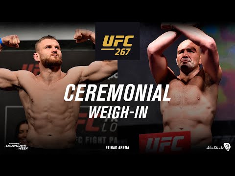 UFC 267: Ceremonial Weigh-in