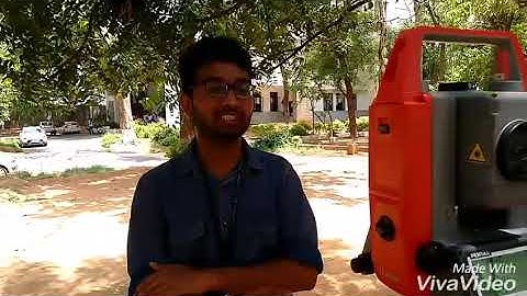 COGO functions -Total station(PENTAX R-1505N).Vasavi College of Engineering.