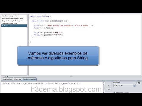Manipulando String em Java