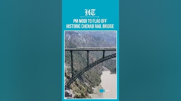PM Modi To Inaugurate World’s Highest Rail Bridge In J&K On June 6 | Chenab Bridge #ytshorts
