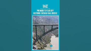 PM Modi To Inaugurate World’s Highest Rail Bridge In J&K On June 6 | Chenab Bridge #ytshorts