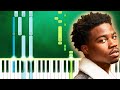 Roddy Ricch - High Fashion (feat. Mustard) (Piano Tutorial Easy) By MUSICHELP