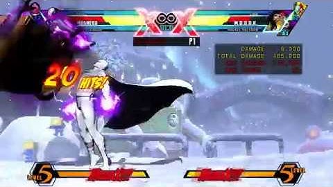UMVC3 Magneto Hyper grav loop with S on Zero and Modok