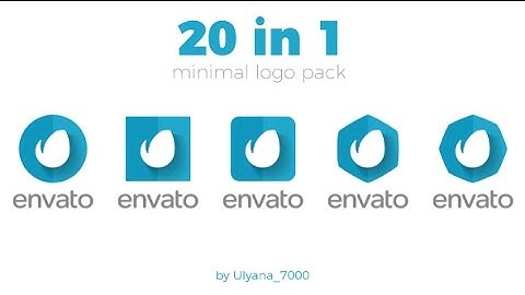 Minimal Logo Pack (20 in 1 ) | Free After Effect Template From Videohive | By Ulyana_7000