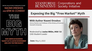 Exposing the Big “Free Market” Myth with Author Naomi Oreskes