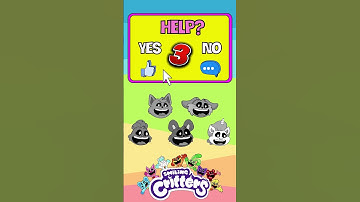 Please help me pass the Color Challenge - Test IQ - Smiling Critters animation #short