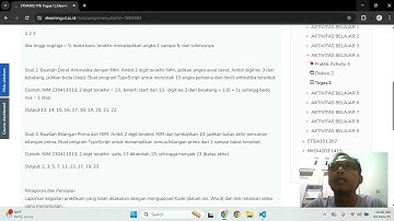 PRAKTIKUM PEMROGRAMAN BERBASIS PERANGKAT BERGERAK -  AGUN BHIRAWA