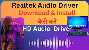 How to Download Realtek HD Audio Driver  Windows 11 or Windows 10