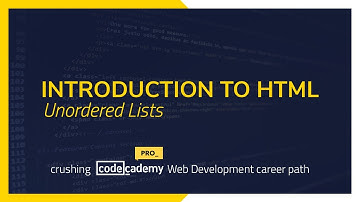 Crushing Codecademy PRO WEB DEVELOPMENT career path Challenge - Unordered Lists