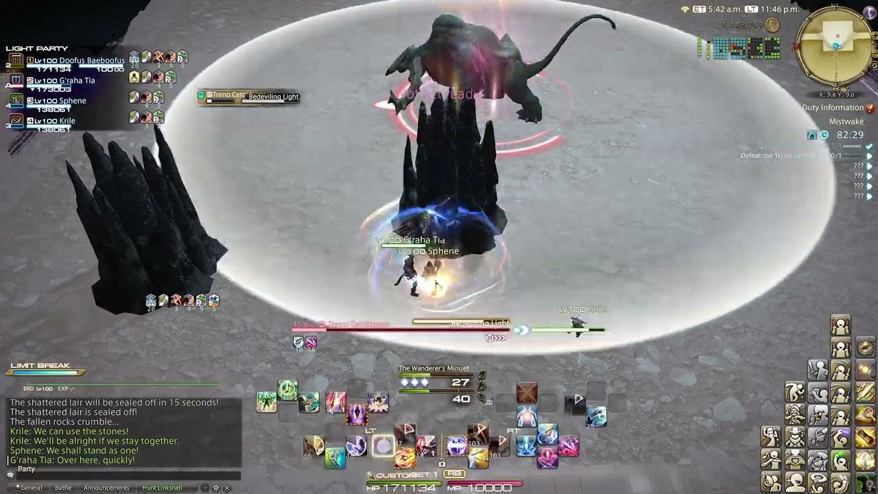 FFXIV - Mistwake Dungeon (1st Boss)