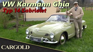 VW Karmann Ghia Typ 14 Cabriolet, 1959, in dieser Qualität sicherlich einmalig!