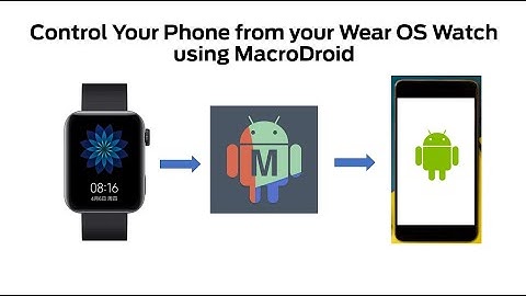 MacroDroid on Wear OS Watch | Control your phone from Wear OS Smartwatch using Macrodroid