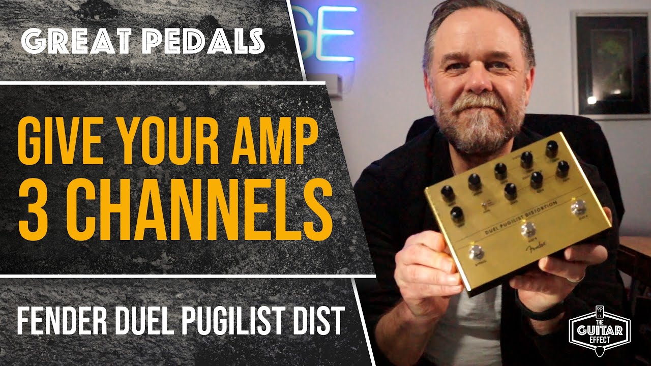 Fender Duel Pugilist. A pro spec pedal for turning your singe