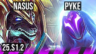 NASUS &amp; Jhin vs PYKE &amp; Kai'Sa (SUP) | KR Master | 25.S1.2
