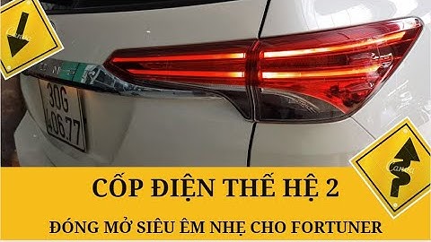 Độ Cốp Điện Fortuner 2020 || Rambo Auto