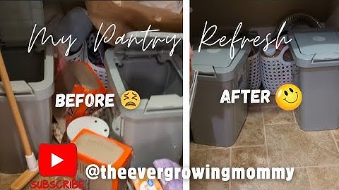 Cleaning out my PANTRY with me|Declutter and Organizing MOTIVATION