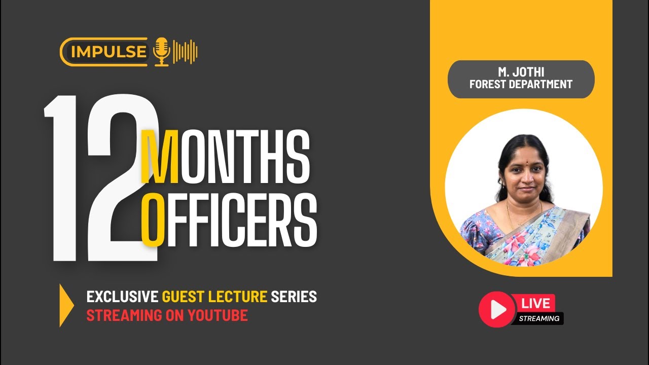 LIVE by M. Jothi (Forest Department) | TNPSC Strategy, Real Insights & Career Guidance | Impulse
