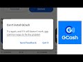 Can&#39;t install GCashTry again and if it still doesn&#39;t work see Common ways to fix the problem