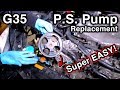 How to Replace Power Steering Pump Easily [Infiniti G35/Nissan 350Z] (w/Pro Tips)