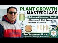 Plant Growth & Development: Meristems, Primary & Secondary Growth | Biology by Prof. Inzamam ul Haq