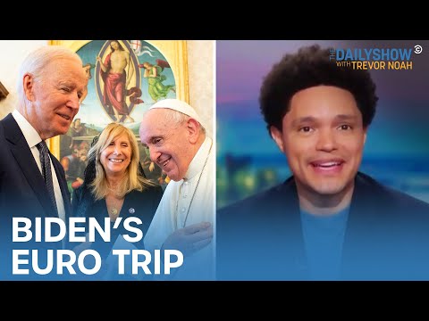 Biden’s Euro Trip: Visiting The Pope, Climate Talks At The G20 & A Nap At The COP26 | The Daily Show
