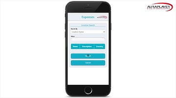 Oracle iExpense Mobile App Live Demo Including New Features with AuraPlayer
