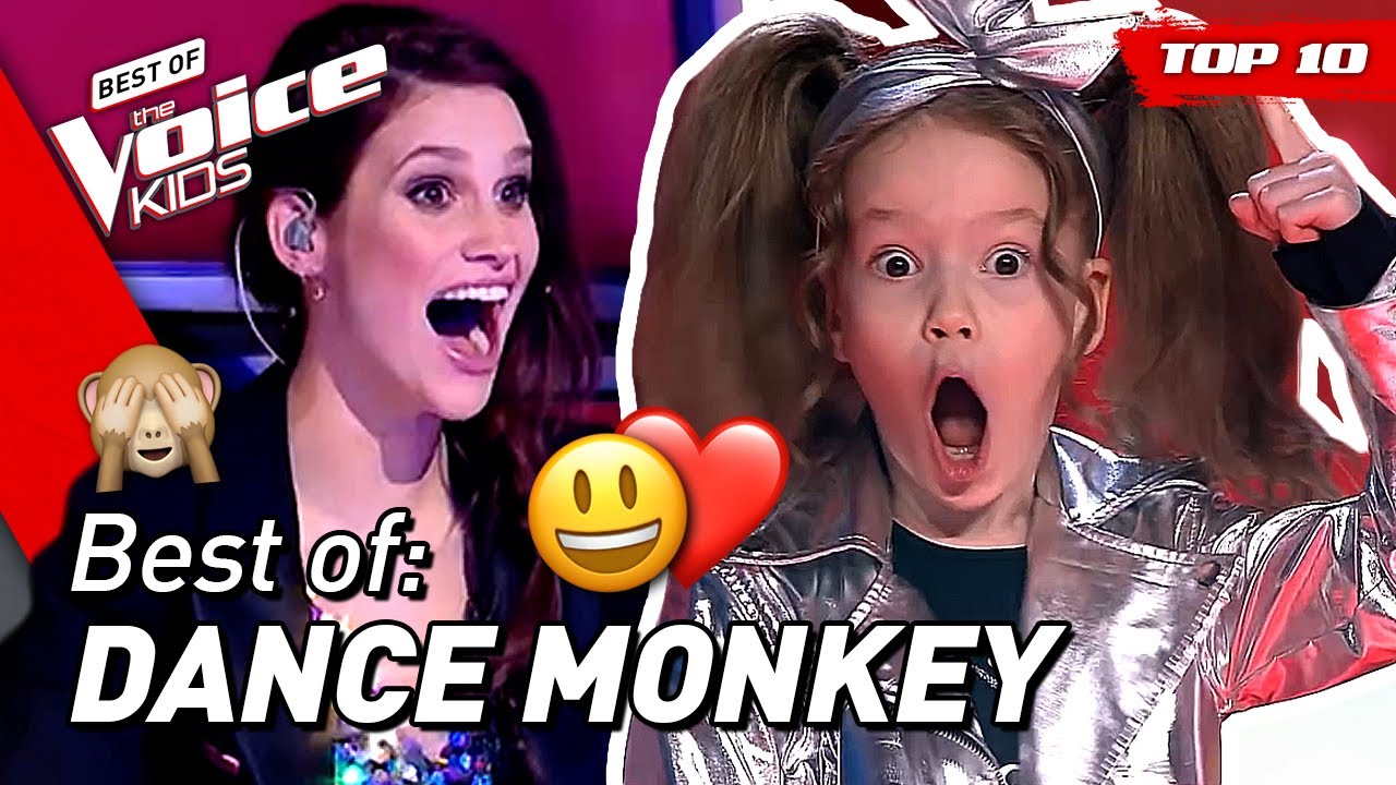 The best DANCE MONKEY covers in The Voice Kids! 🐵❤️ | Top 5