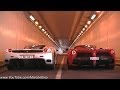 LaFerrari vs Ferrari Enzo INSANE Rev Battle!