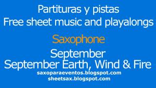 September  September Earth, Wind & Fire on Sax chords