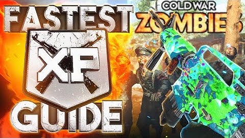 Cold War Zombies: FASTEST WEAPON XP GUIDE/TUTORIAL! *INSANE RESULTS*