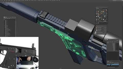 Maya | Hardsurface Modeling | Kriss Vector AEG | Part 4