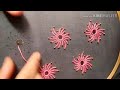 Hand embroidery || all over design with mirror stitch || Sireesha channel