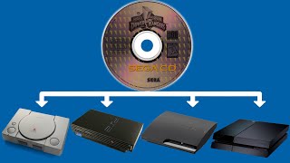 Inserting Sega CD disc into PlayStations (60fps)