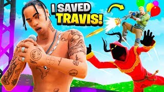 I SAVED The Travis Scott Concert.. (Fortnite Live Event)