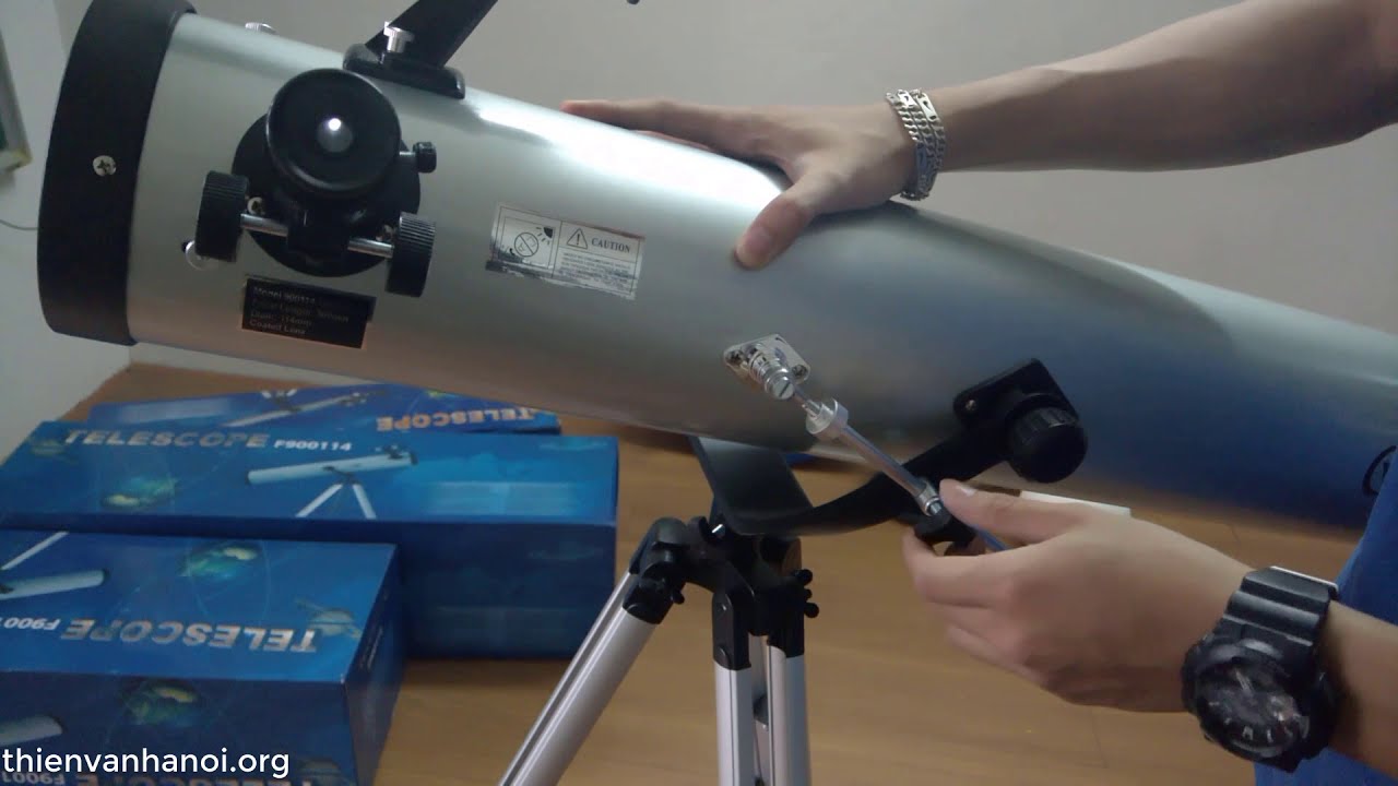 Hướng dẫn lắp ráp và sử dụng kính thiên văn phản xạ Apollo D114F900AZ