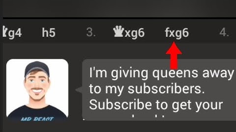 Chess.com how to beat Mr Beast with no Queen