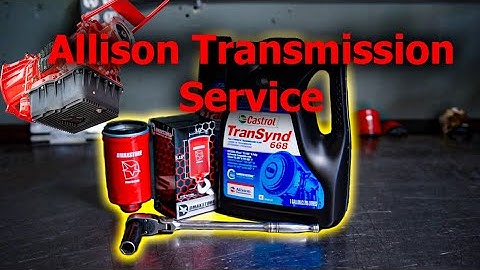 How To Change Allison 1000 Transmission Oil and Spin On Filter GM Duramax Trucks