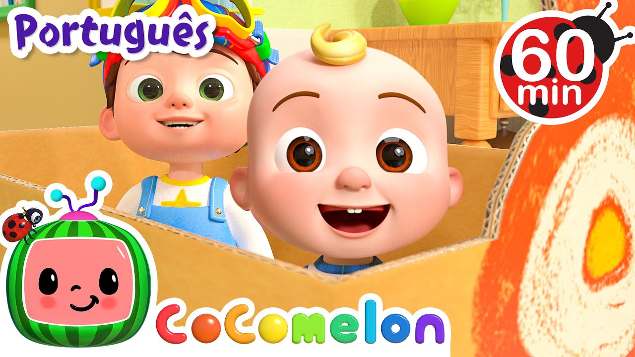Canção do Trem | Cocomelon em Português | Compilação de Desenhos Animados e Músicas Infantis